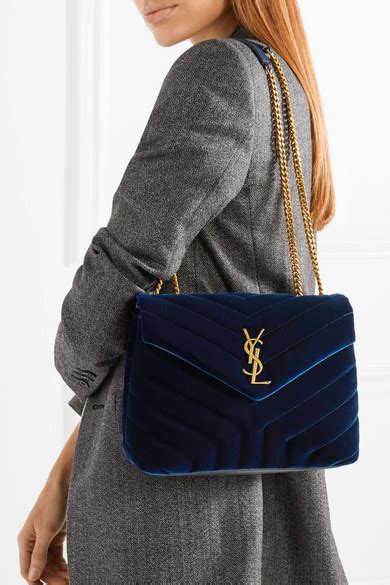 ysl loulou small velvet bag|SMALL LOULOU in quilted velvet .